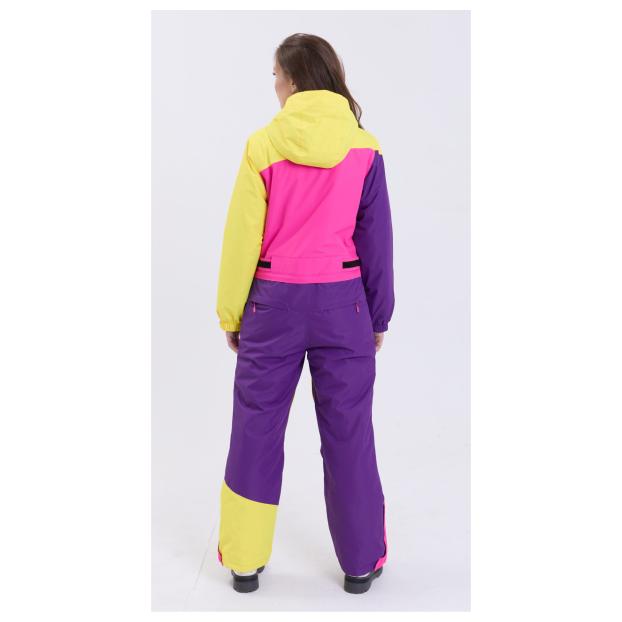 ЖЕНСКИЙ СНОУБОРДИЧЕСКИЙ КОМБИНЕЗОН RUNNING SPORT - Аритикул 8855-2-розовый-S - Фото 56