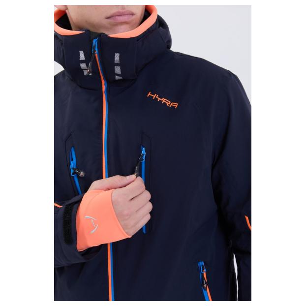 Горнолыжная куртка премиум-класса HYRA «MAYRBERG» - Аритикул HMG1208-Orange/Black-52 - Фото 133