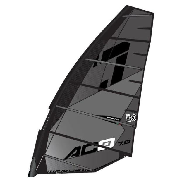 Парус для виндсерфинга POINT-7 "AC 0" SLALOM (безкамберный) - Аритикул AC 0 grey _ 7.7 - Фото 1