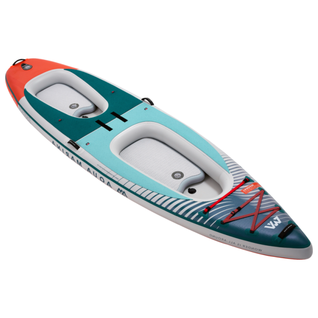 Каяк/SUP-доска надувная с веслом двухместная Aqua Marina Cascade Tandem 13'2" - Аритикул Aqua Marina Cascade Tandem 13'2" - Фото 2