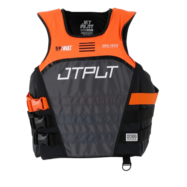 Спасательный жилет для гидроцикла нейлон мужской Jetpilot RX VAULT PROTECH S/E VEST - Аритикул 250260-BLACK/WHITE-2XL - Фото 4